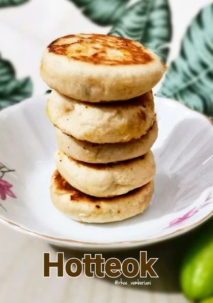 Foto resep Korean Sweet Pancake (Hotteok 호떡)