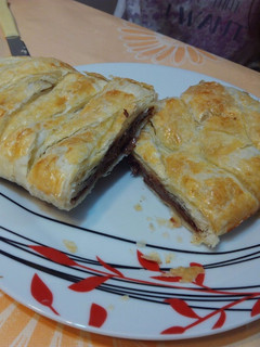 Una foto de Hojaldre de chocolate muy fácil