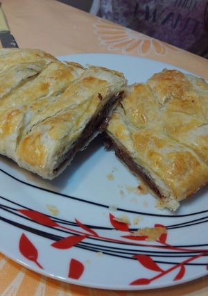 Una foto de Hojaldre de chocolate muy fácil