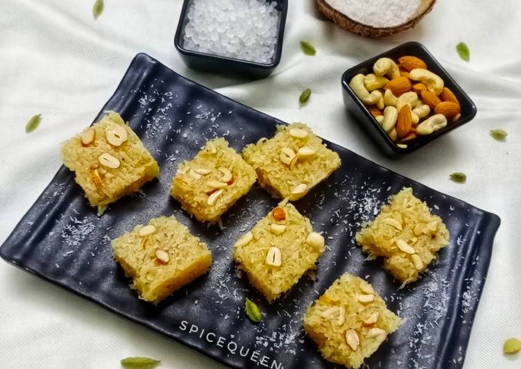 Step-by-Step Guide to Make Super Quick Homemade Coconut Burfi