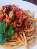 Salsa roja con caballa