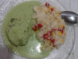 Pollo en crema de espinacas