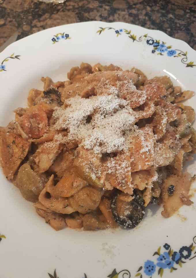 Una foto de Pasta con Salmón (One pot)