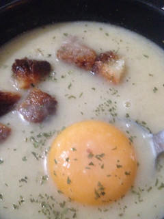Una foto de Crema de cebolla
