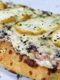 Focaccia a los 3 quesos en airfryer