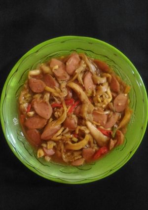 Foto resep Tumis Telur Jamur Sosis