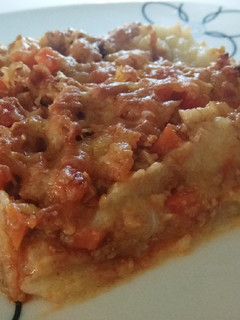 Una foto de Pastel de coliflor con carne picada