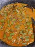 Lodeh lompong / batang talas teri