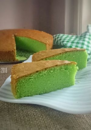 Foto resep Bolu Kojo Pandan#ketopad #kamismanis