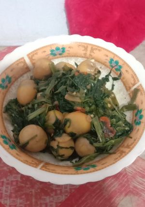 Foto resep Cah kangkung puyuh simpel