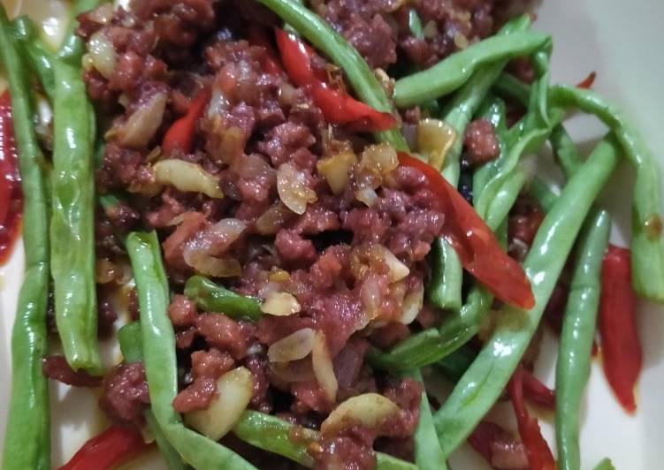 Resep Oseng kornet buncis yang nikmat