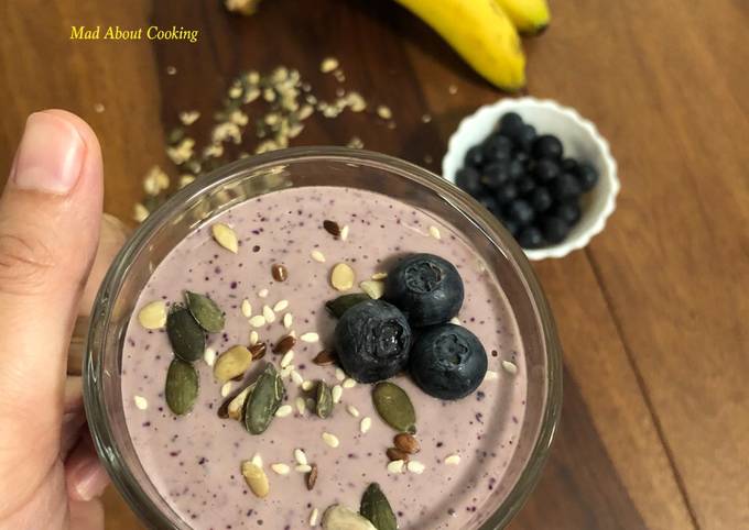 Banana Blueberry Smoothie – Blueberry Yogurt Smoothie