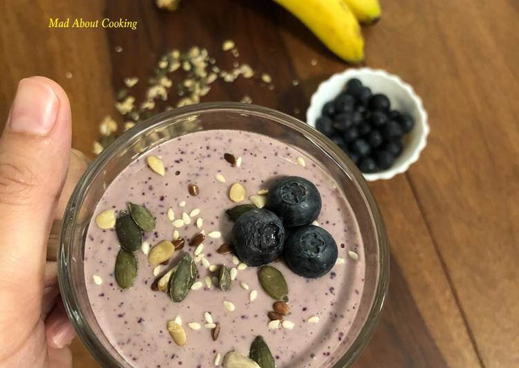 Banana Blueberry Smoothie – Blueberry Yogurt Smoothie