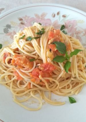 Foto resep Classic Tomatoes Spaghetti