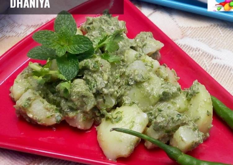 Chatpata Aloo Dhaniya