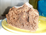 Queque de cacao y manzana