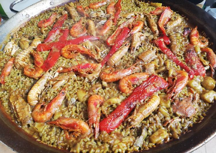 Paella de marisco🦐