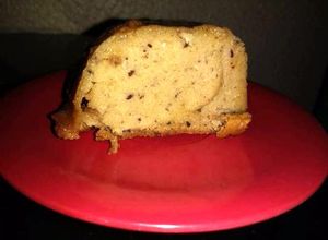 Una foto de Budín de pan de linaza