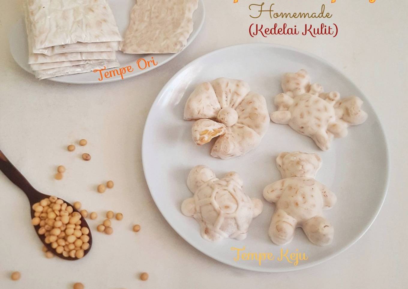 661. Tempe Ori & Tempe Keju Homemade (Kedelai Kulit)