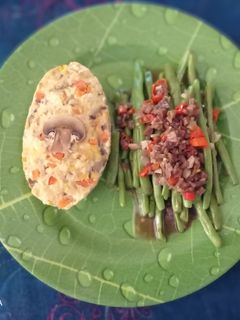 Foto resep Tahu sakura (with oatmeal) n buncis singapura ala2