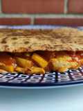 Quesadillas de pollo y champiñones