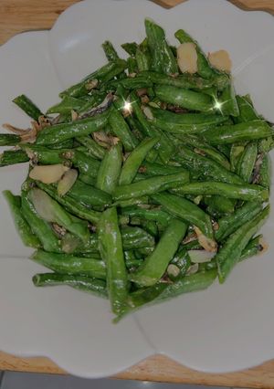 Foto resep Tumis kacang panjang cah teri