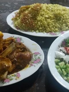 عکسی از دستور باقالی پلو با ماهیچه