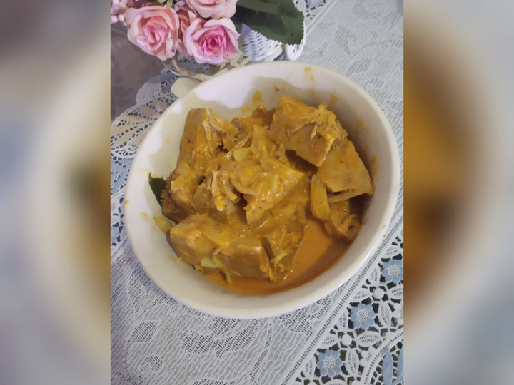 Cara Membuat Gulai Nangka Muda (Ala RM Padang) Enak