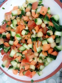 صورة لوصفة سلطة الحمص