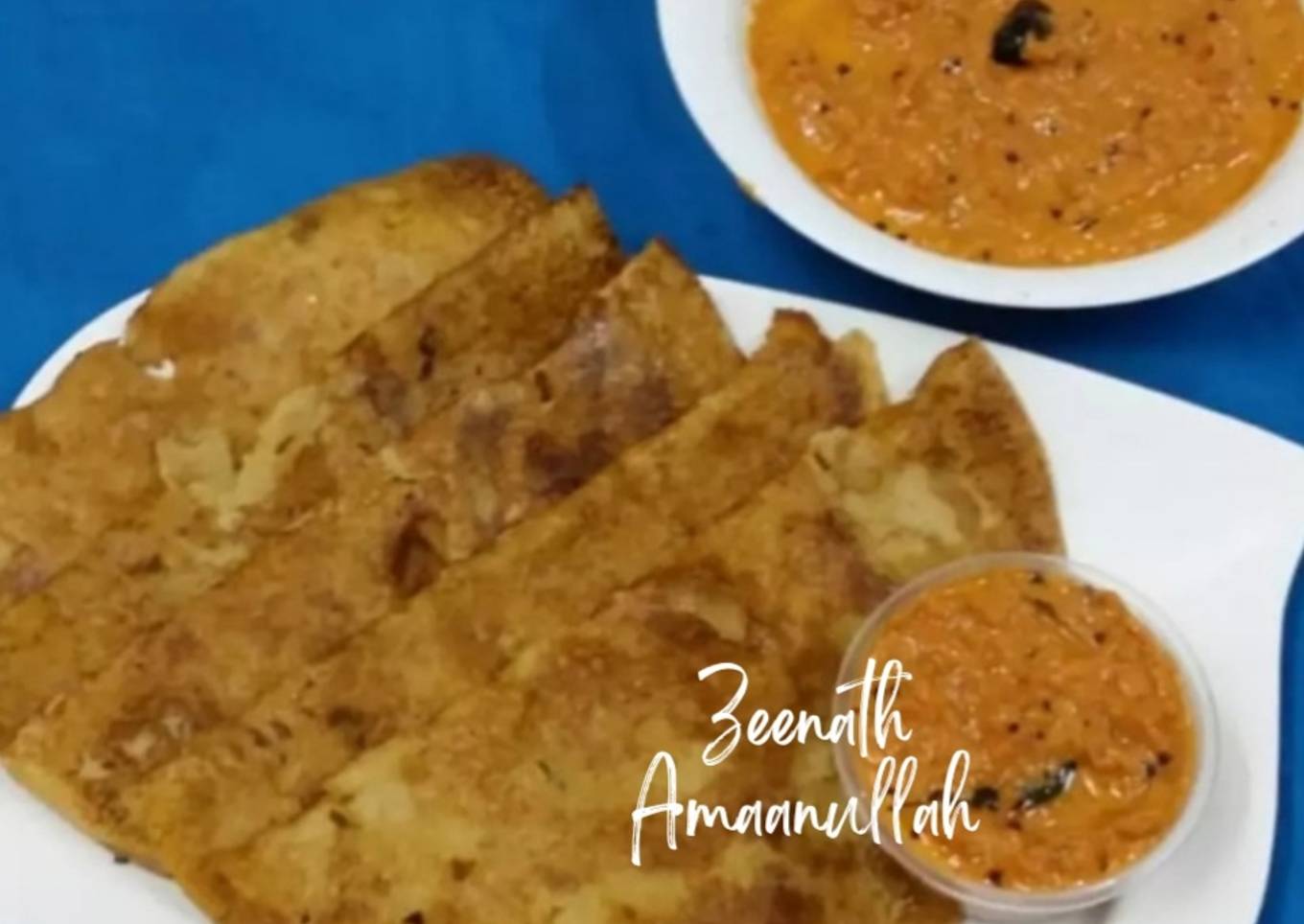 Indian Cucumber Dosas/Dosakaya Dosas
