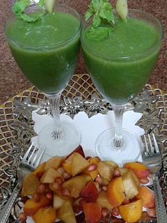 A picture of Hariyali Healthy Juice With Fruits.