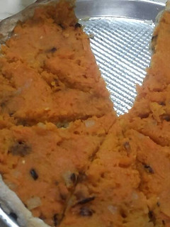 Una foto de Tarta de calabaza y zanahorias
