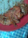 Filetitos de pollo con cebolla caramelizada