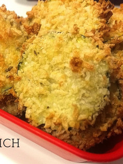 Una foto de Chips de calabacín al parmesano