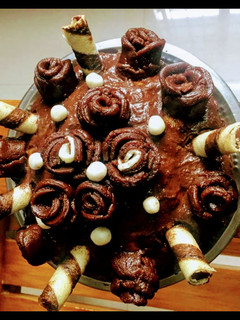 கோதுமை சாக்லேட் கேக் (Homemade wheat chocolate cake recipe in tamil) செய்முறை முக்கிய புகைப்படம்