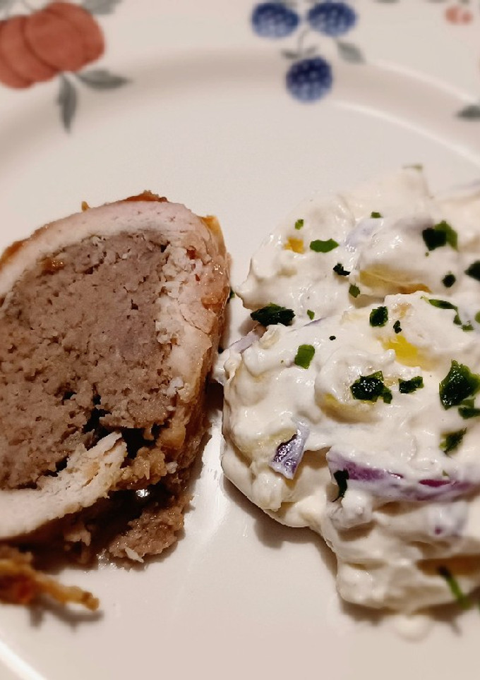 Gesztenyés pulykarolád recept fotója