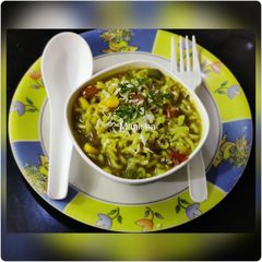 A picture of Maggi Soupy Noodles (No fire,No oil).