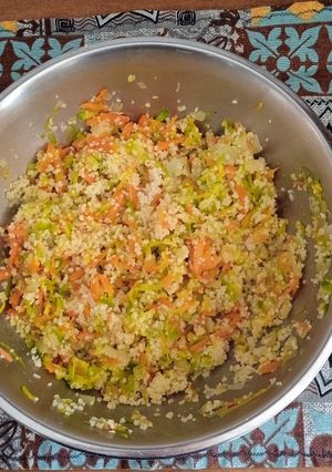 Una foto de Cous cous con verduritas