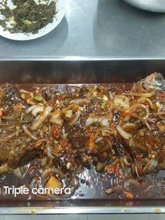 Foto resep Ikan bawal rica rica bumbu lada hitam