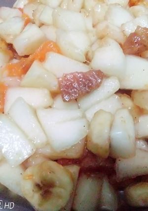 A picture of Mix fruit chaat.