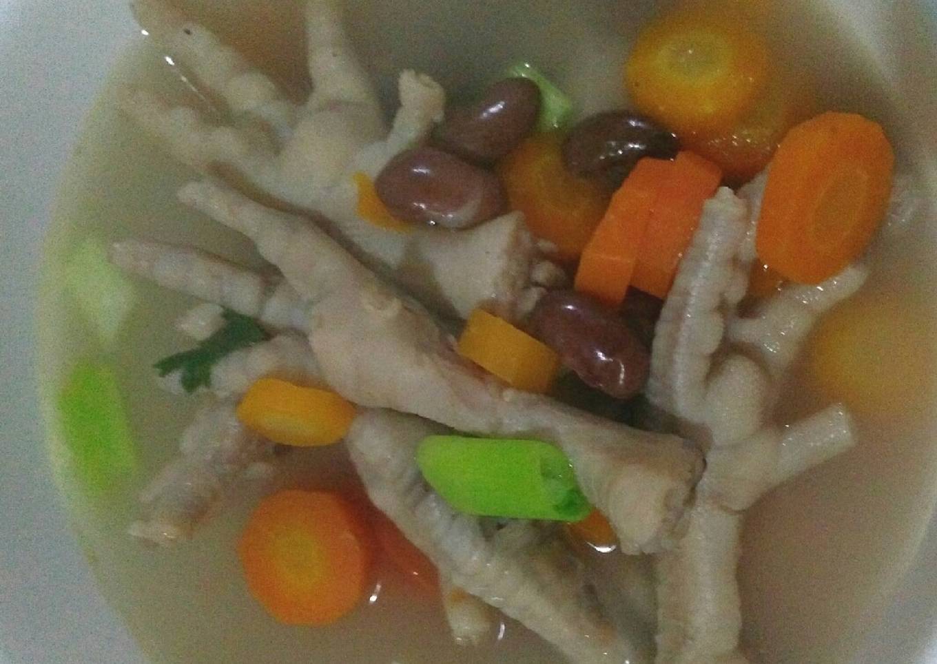 Sup Kacang Jogo Kaki Ayam