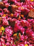 Arroz frito con pitaya