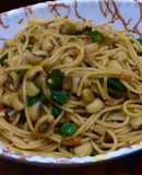 Spaghetti and beans