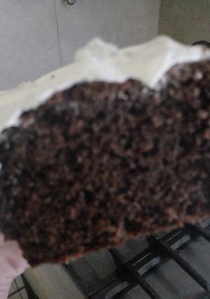 Una foto de Brownie húmedo de chocolate