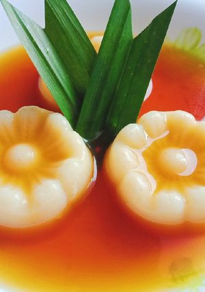 Foto resep Kembang Tahu Kuah Jahe