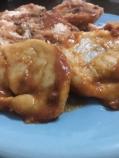 Una foto de Pasta rellena con verduras y carne, RIQUÍSIMO !