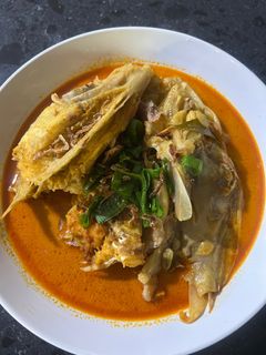 Foto resep Fish Curry Red Emperor Head / Kakap Merah