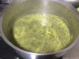 Crema de calabaza con verdolagas