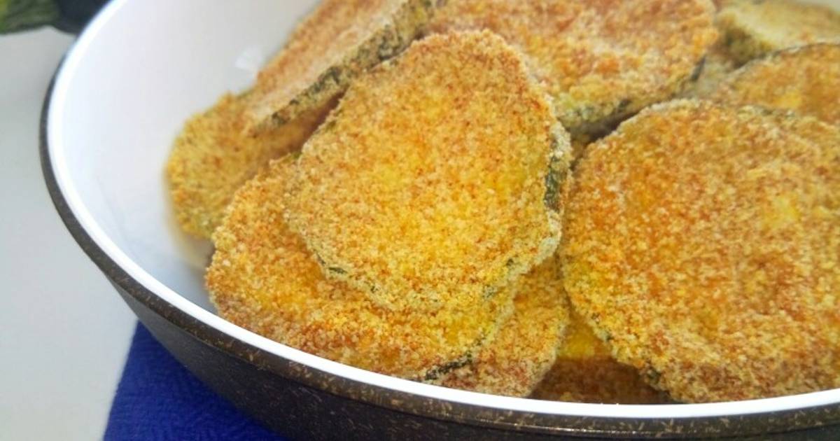 Как вкусно пожарить кабачок в панировочных сухарях