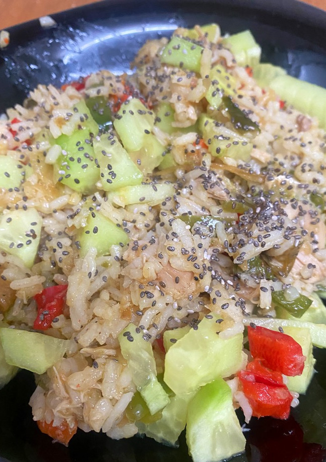Una foto de Arroz con cosas